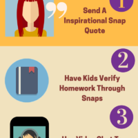 Top 3 Snapchat Hacks For Parents Infographic